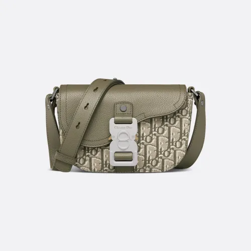 DIOR MEN Oblique Jacquard Crossbody Bag  size:19×13×4cm #B54056