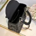 Dior Bag Graphic Cannage Calfskin Black/White #B48616