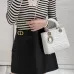 Dior Bag Graphic Cannage Calfskin Black/White #B48616