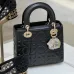 Dior Bag Graphic Cannage Calfskin Black/White #B48616