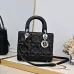 Dior Bag Graphic Cannage Calfskin Black/White #B48616