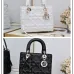 Dior Bag Graphic Cannage Calfskin Black/White #B48616