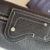Dior Black Leather Crossbody Messenger Saddle Bag Lingot  size:22×10×12cm #B54057