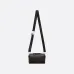 Dior Black Leather Crossbody Messenger Saddle Bag Lingot  size:22×10×12cm #B54057