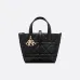 Dior Black Quilted Leather Tote Bag #B45635