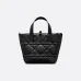 Dior Black Quilted Leather Tote Bag #B45635