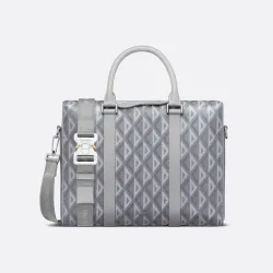 Dior Briefcase CD Diamond Canvas Smooth LINGOT size:35×27×6cm #B54059