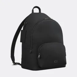 Dior CD Icon Black Leather Backpack 2025 Winter New Collection (11CBA233ICO) - 31x40x19cm #B59970