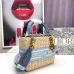 Dior Handbags Wicker Book Tote size:24×20×11cm #B53655