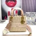 Dior Handbags Wicker Book Tote size:24×20×11cm #B53655