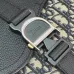 Dior Heritage Oblique Canvas & Leather Messenger Bag 23×17.5×6cm #B65013