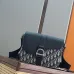 Dior Heritage Oblique Canvas & Leather Messenger Bag 23×17.5×6cm #B65013