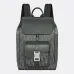 Dior Hit the Road Backpack with Flap – Anthracite Gray Oblique Jacquard & Grained Calfskin  #B59157