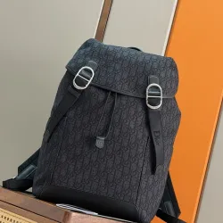 Dior Jett Oblique Print Drawstring Backpack, 29 x 42 x 17 cm #B63189