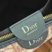 Dior Jett Vintage Oblique Jacquard Shoulder Bag Gold CD Buckle Mini Underarm Handbag #B65972
