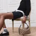 Dior Jett Vintage Oblique Jacquard Shoulder Bag Gold CD Buckle Mini Underarm Handbag #B65972