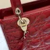 Dior Lady Handbags Black/Wine/Red/White #B57275