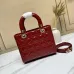 Dior Lady Handbags Black/Wine/Red/White #B57275