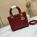 Dior Lady Handbags Black/Wine/Red/White #B57275