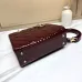 Dior Lady Handbags Black/Wine/Red/White #B57275