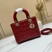 Dior Lady Handbags Black/Wine/Red/White #B57275