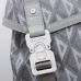 Dior Men's Diamond Jacquard Heather Road jung haein Backpack Large Grey size:43×51×20cm #B54050