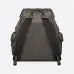 Dior Men's Grey Embossed Leather Backpack with Signature Hardware - Luxury Fashion for Urban & Travel Essentials A205 #B57298