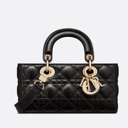 Dior SMALL LADY D-JOY BAG Black Cannage Lambskin #999933800