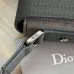 Dior Saddle Messenger Bag – Anthracite Gray Oblique Jacquard & Grained Calfskin with Signature Aluminum Buckle #B59159