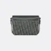 Dior Saddle Messenger Bag – Anthracite Gray Oblique Jacquard & Grained Calfskin with Signature Aluminum Buckle #B59159