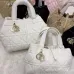 Dior  Toujours Tote Bag Featuring Signature Cannage Quilting And Gold Charms #B60345