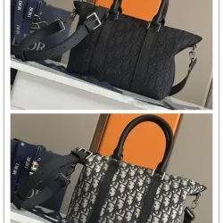 Dior Weekender Tote Bag Oblique Jacquard  size:31×18×12cm #B54052
