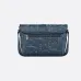 Medium Dior Daily Messenger Bag with Flap Navy Blue Dior size:28×18×9.5cm #B53847