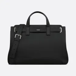 Medium Dior Normandie Tote Bag Black Dior Icons Calfskin size:42×27.5×17cm #B53493