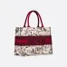 New Dior AAA+ Handbag Dior Chinese Valentine's Book Tote canvas tote embroidered Graffiti tote bag #99899524