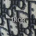 Rider Soft Zipped Backpack Dior Oblique Jacquard and Blue Grained Calfskin size:32×46×7cm #B54012
