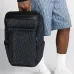 Rider Soft Zipped Backpack Dior Oblique Jacquard and Blue Grained Calfskin size:32×46×7cm #B54012