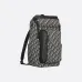 Rider Soft Zipped Backpack Dior Oblique Jacquard and Blue Grained Calfskin size:32×46×7cm #B54012