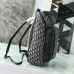 Rider Soft Zipped Backpack Dior Oblique Jacquard and Blue Grained Calfskin size:32×46×7cm #B54012