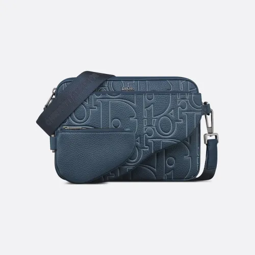 Saddle Triple Pouch Dior Gravity Leather  size:23×16×4cm #B53618