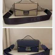 Baguette Soft Trunk Leather Multicolour Size:22*13*6.5cm #B48936