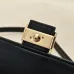 Chic Black Fendi Crossbody Bag With Embossed FF Motif And Chain Strap For Timeless Style size:21×5×11cm #B54263