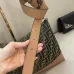 Fendi Brown And Beige FF Logo Jacquard Fabric Shoulder Bag With Leather Trims size:34×22 #B54259