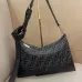 Fendi Brown And Beige FF Logo Jacquard Fabric Shoulder Bag With Leather Trims size:34×22 #B54259