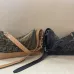 Fendi Brown And Beige FF Logo Jacquard Fabric Shoulder Bag With Leather Trims size:34×22 #B54259