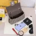Fendi FF - Patterned Canvas Crossbody Bag With Chain Strap For Timeless Luxury Looks Style Style size:24×14×7cm #B54265