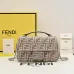 Fendi FF - Patterned Canvas Crossbody Bag With Chain Strap For Timeless Luxury Looks Style Style size:24×14×7cm #B54265