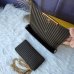 Fendi Mini handbag with flip and snap closure Pequin fabric back and flat pocket bag #999937011