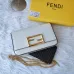 Fendi Mini handbag with flip and snap closure Pequin fabric back and flat pocket bag #999937011