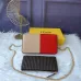 Fendi Mini handbag with flip and snap closure Pequin fabric back and flat pocket bag #999937011